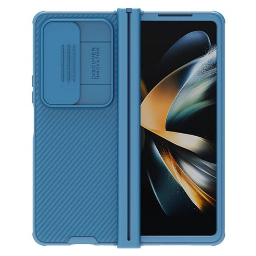 Nillkin CamShield Pro Case (simple) case for Samsung Galaxy Z Fold 4 cover with camera cover blue