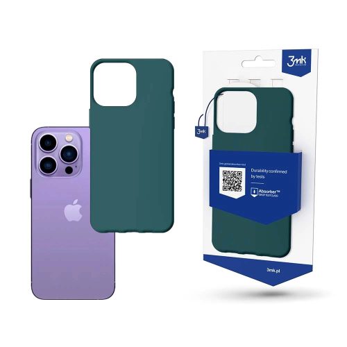 Case for iPhone 14 Pro from the 3mk series Matt Case - dark green