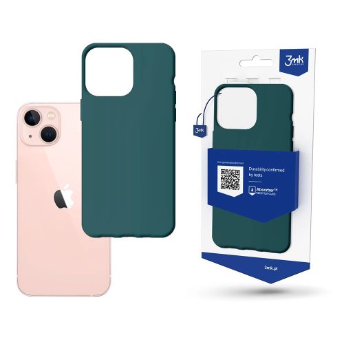 Case for iPhone 14 Plus from the 3mk Matt Case series - dark green