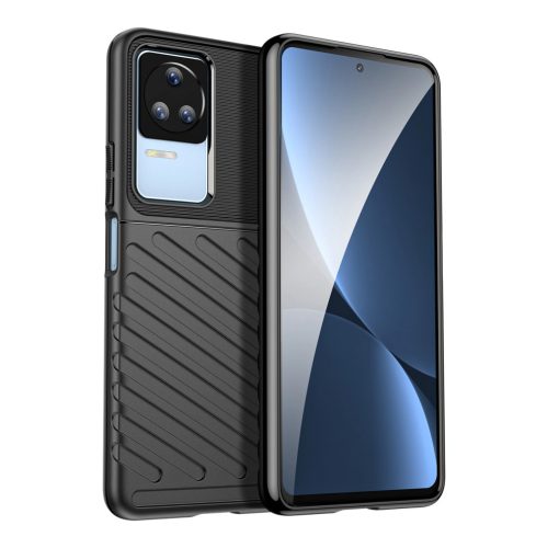 Thunder Szilikon Tok Szilikon Tok Xiaomi Poco F4 5G armor Szilikon Tok Fekete