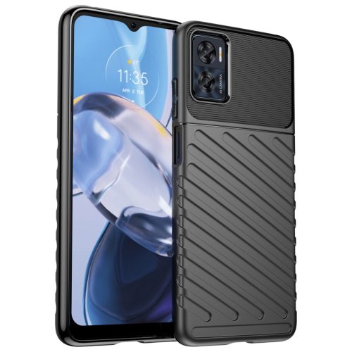 Thunder Szilikon Tok Szilikon Tok Motorola Moto E32 armor Szilikon Tok Fekete