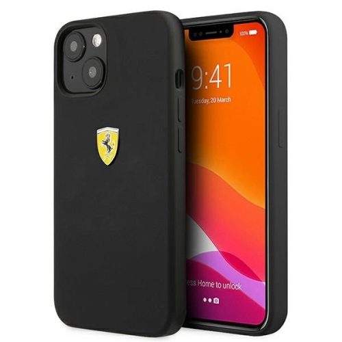 Ferrari FESSIHCP13SBK iPhone 13 mini 5.4" black/black hardcase Silicone