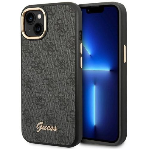 Guess GUHCP14MHG4SHK iPhone 14 Plus 6.7 "black / black hard case 4G Vintage Gold Logo