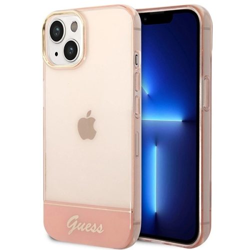 Guess GUHCP14MHGCOP iPhone 14 Plus 6.7 "pink / pink hardcase Translucent