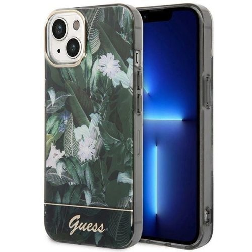 Guess GUHCP14MHGJGHA iPhone 14 Plus 6.7" green/green hardcase Jungle Collection