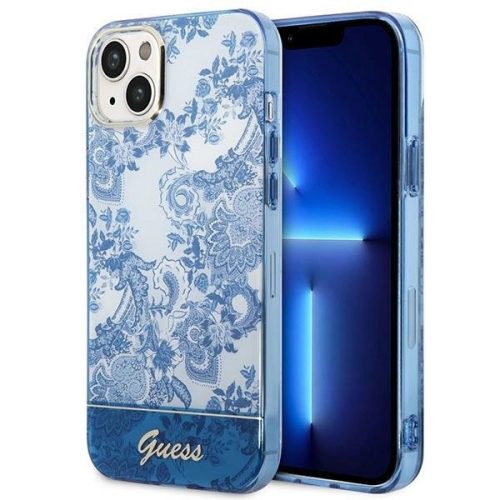 Guess GUHCP14MHGPLHB iPhone 14 Plus 6.7" blue/blue hardcase Porcelain Collection