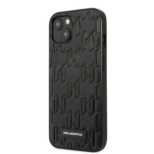 Karl Lagerfeld KLHCP13SMNMP1K iPhone 13 mini 5,4 "hardcase black / black Monogram Plaque