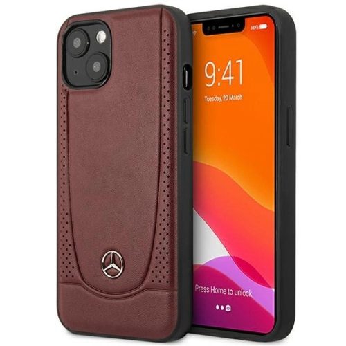 Mercedes MEHCP14MARMRE iPhone 14 Plus 6.7 "red / red hardcase Leather Urban Bengale