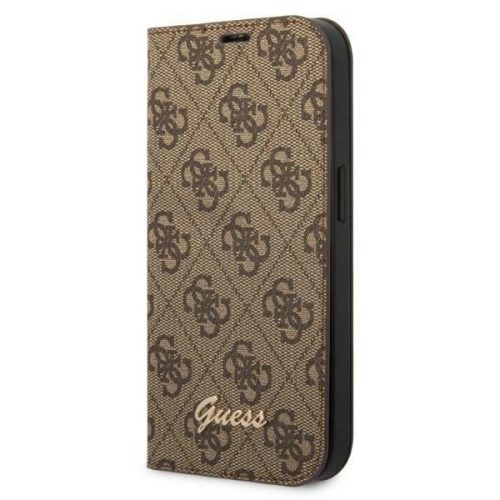 Guess GUBKP14LHG4SHW iPhone 14 Pro 6.1 "brown / brown book 4G Vintage Gold Logo