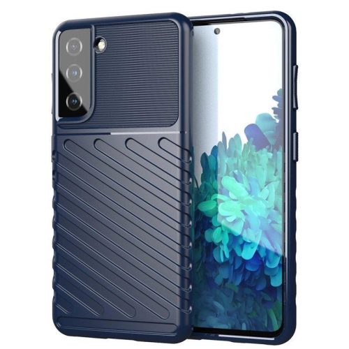 Thunder Case case for Samsung Galaxy S23+ silicone armor case blue