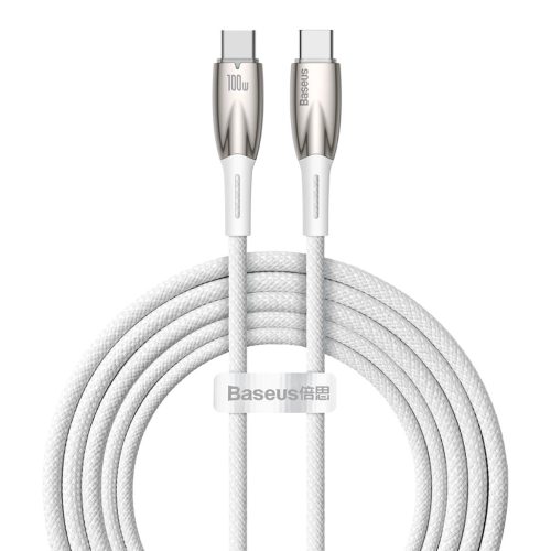 Baseus CADH000802 USB-C - USB-C PD cable 100W 5A 480Mb/s 2m - white