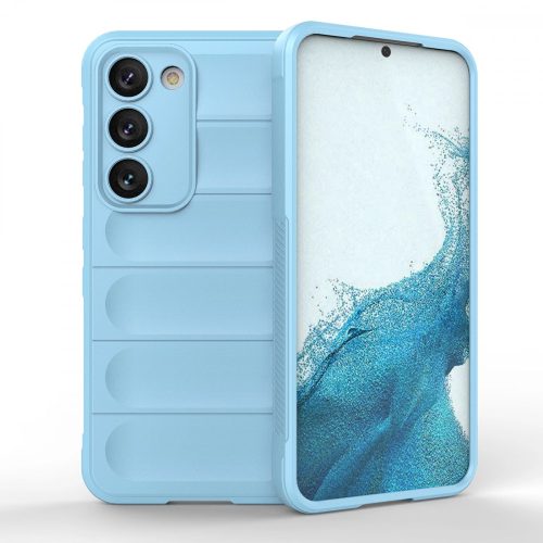 Magic Shield Case for Samsung Galaxy S23 flexible armored cover light blue