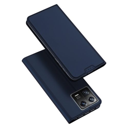 Dux Ducis Skin Pro case Xiaomi 13 flip cover card wallet stand blue