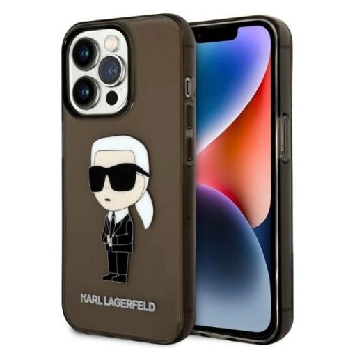 Karl Lagerfeld Ikonik Karl case for iPhone 14 Pro Max - black