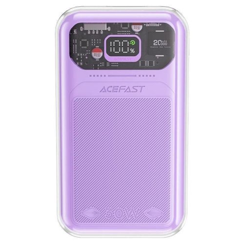 Acefast power bank 20000mAh Sparkling Series fast charging 30W purple (M2)