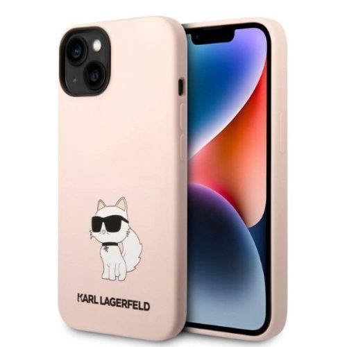 Karl Lagerfeld KLHCP14SSNCHBCP iPhone 14 6.1" hardcase pink/pink Silicone Choupette