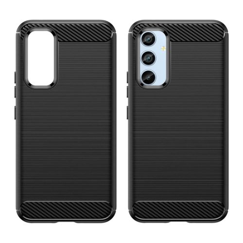 Carbon Case case for Samsung Galaxy A54 5G flexible silicone carbon cover black