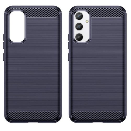 Carbon Case for Samsung Galaxy A54 5G flexible silicone carbon cover blue