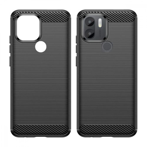 Carbon Case case for Xiaomi Redmi A1+ flexible silicone carbon cover black