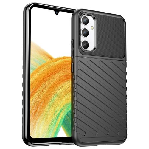 Thunder Szilikon Tok Szilikon Tok Samsung Galaxy A34 5G armor Szilikon Tok Fekete