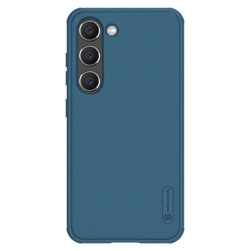 Nillkin Super Frosted Shield Pro case for Samsung Galaxy S23+ armored cover + phone stand blue