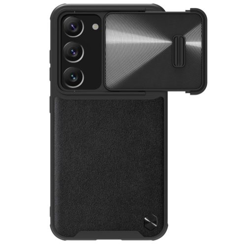 Nillkin CamShield Leather S Case for Samsung Galaxy S23 case with camera cover black