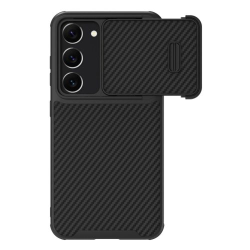 Nillkin Synthetic Fiber S Case for Samsung Galaxy S23+, camera cover, black