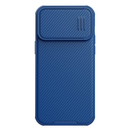 Nillkin CamShield S Case iPhone 14 Pro Max Armored Cover Camera Protector Blue