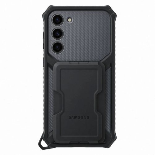 Samsung Rugged Gadget Case for Samsung Galaxy S23+ Rugged Cover Ring Holder Stand Gray (EF-RS916CBEGWW)