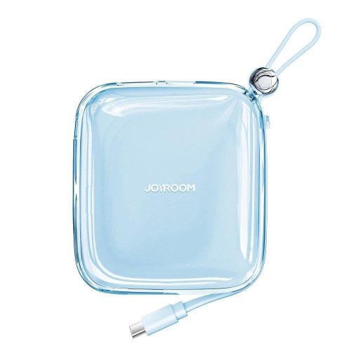 Joyroom powerbank 10000mAh Jelly Series 22.5W with built-in USB C cable blue (JR-L002)