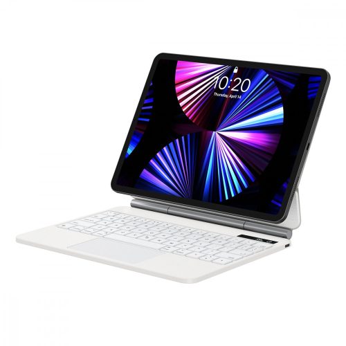 Baseus Brilliance magnetic case wireless keyboard with display iPad 10 10.9" (2022) white