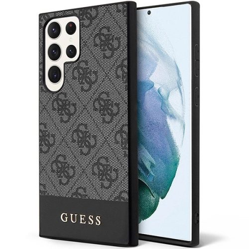 Guess GUHCS23LG4GLGR S23 Ultra S918 black/black hardcase 4G Stripe Collection