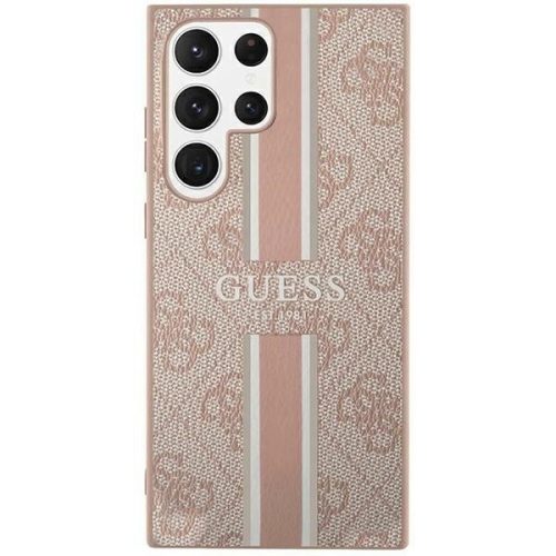 Guess GUHCS23LP4RPSP S23 Ultra S918 pink/pink hardcase 4G Printed Stripe