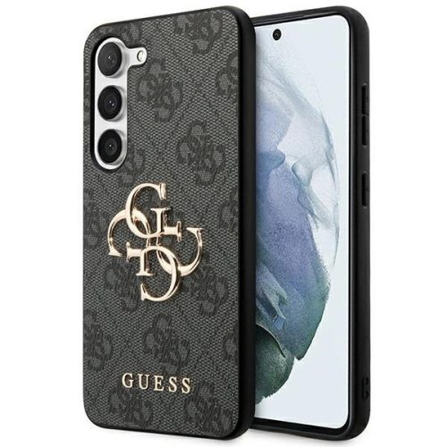 Guess GUHCS23M4GMGGR S23+ S916 grey/grey hardcase 4G Big Metal Logo