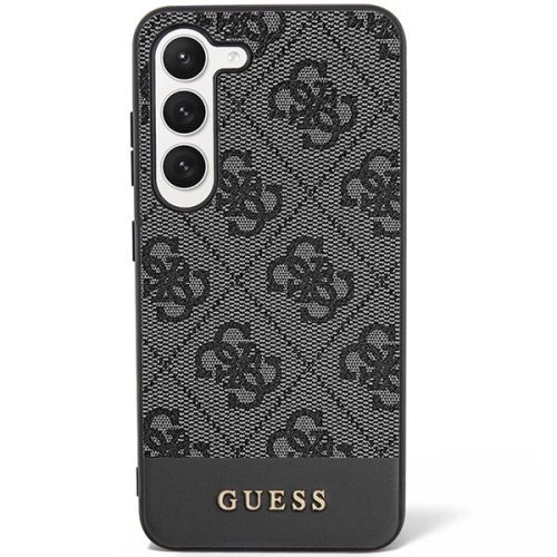 Guess GUHCS23MG4GLGR S23+ S916 black/black hardcase 4G Stripe Collection