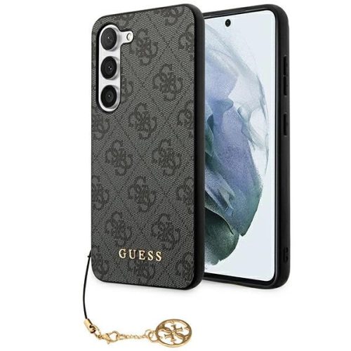 Guess GUHCS23MGF4GGR S23+ S916 grey/grey hardcase 4G Charms Collection