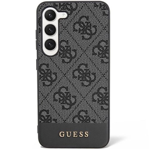 Guess GUHCS23SG4GLGR S23 S911 black/black hardcase 4G Stripe Collection