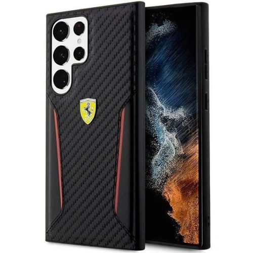 Ferrari FEHCS23LNPYK S23 Ultra S918 black/black hardcase Carbon Contrast Edges