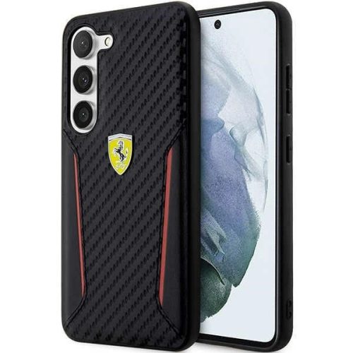 Ferrari FEHCS23MNPYK S23+ S916 black/black hardcase Carbon Contrast Edges