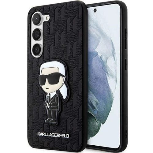 Karl Lagerfeld KLHCS23MSAKLHKPK S23+ S916 hardcase black/black Saffiano Monogram Ikonik