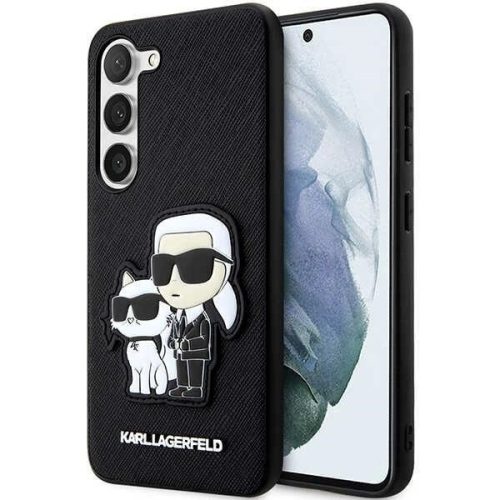 Karl Lagerfeld KLHCS23MSANKCPK S23+ S916 hardcase black/black Saffiano Karl & Choupette