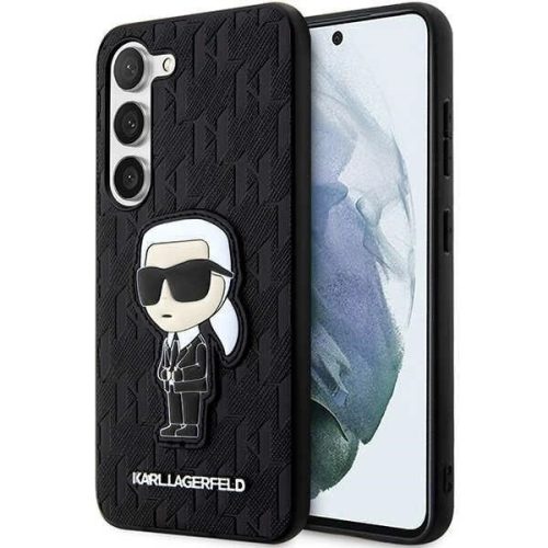 Karl Lagerfeld KLHCS23SSAKLHKPK S23 S911 hardcase black/black Saffiano Monogram Ikonik