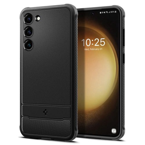 Spigen RUGGED ARMOR GALAXY S23 MATTE BLACK