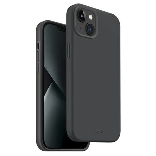 Uniq case Lino Hue iPhone 14 6.1" Magclick Charging grey/charcoal grey