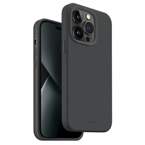 Uniq case Lino Hue iPhone 14 Pro 6.1" Magclick Charging grey/charcoal grey