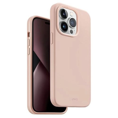 Uniq case Lino Hue iPhone 14 Pro Max 6.7" Magclick Charging pink/blush pink