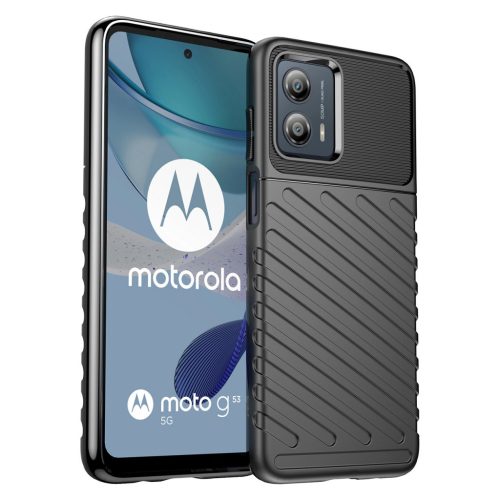 Thunder Szilikon Tok Szilikon Tok Motorola Moto G53 armor Szilikon Tok Fekete