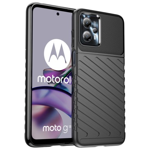 Thunder Szilikon Tok Szilikon Tok Motorola Moto G13 armor Szilikon Tok Fekete