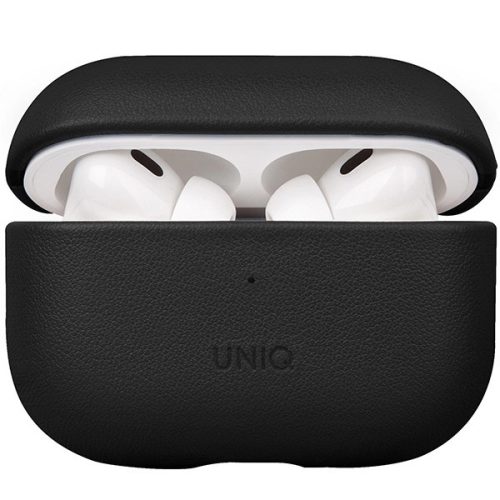 Uniq case Terra AirPods Pro 2nd gen. Genuine Leather black/dallas black