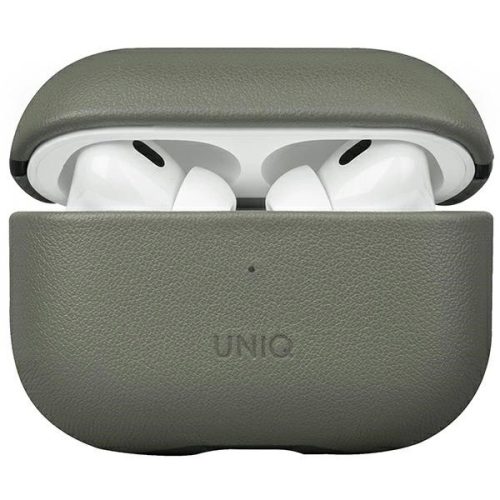 Uniq case Terra AirPods Pro 2 gen. Genuine Leather green/lichen green